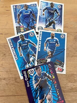 Match Attax Shoot Out And Other CHELSEA SIGNED CARDS • £2.49