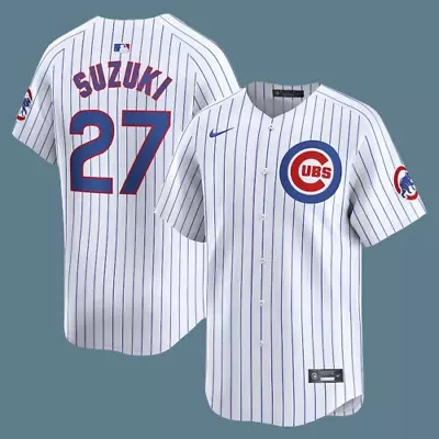 Chicago Cubs #27 Seiya Suzuki Cool Base Men's Stitched Jersey • $42.99
