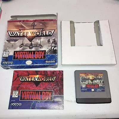 Waterworld (Virtual Boy 1995) Authentic Box Complete TESTED Game - D4 • $409