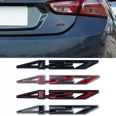 2Pcs 427 Aluminum Emblem Sticker Badge Decal For Chevy Corvette ZR1 Z06-C6 CI • $9.99
