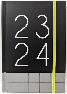 £5.49 • Buy A5 Hardback Academic Diary - Week To View - 2023-2024 - Student Planner - Black