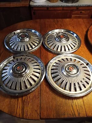 Vintage 14 Inch 4 Chevy Wheel Covers • $35