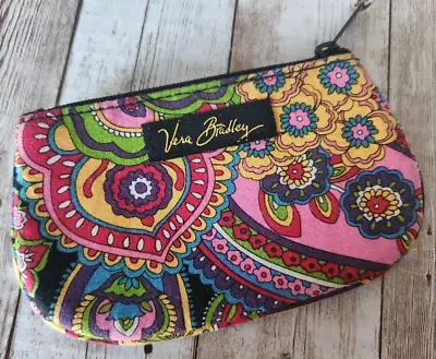 Vera Bradley  Symphony In Hue  Small Clip On Zip Pouch W/ ID Window • $10.99