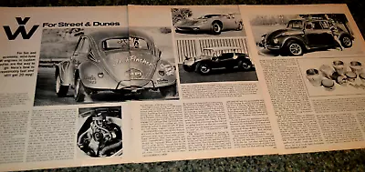 ★1969 Vw Beetle Street And Dunes Original First Look Article 69 Bug Dune Buggy • $8.99