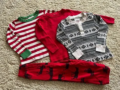 Toddler Boy's HANNA ANDERSSON Size 90 (3T) Holiday Pajamas Mix And Match Lot • $19.99