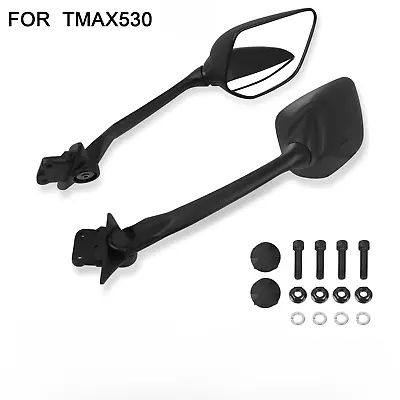 Pair Motorcycle Side Rearview Mirror Kit For YAMAHA T-MAX530 TMAX 530 2012-2016 • $60.83