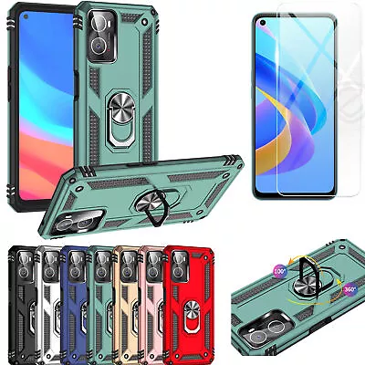 $10.93 • Buy For OPPO A53s/A76/A96/Ax7/Ax5s A54 A74 5G Heavy Duty Shockproof Case Ring Cover