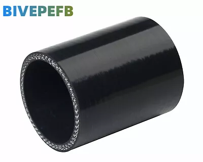 3  Inch ID:76mm Straight Silicone Hose Coupler Turbo Intercooler Pipe Black • $7.89