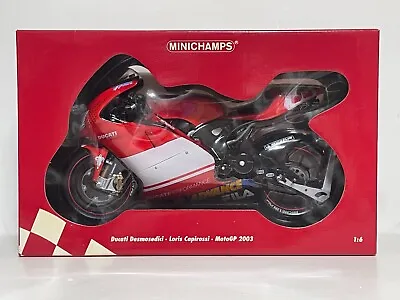 Minichamps 1/6 Ducati Desmocedici Loris Capirossi Moto GP 2003 • $449.99