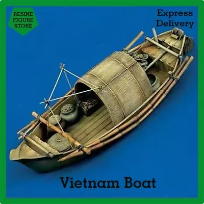 1/35 Resin Figure Model Vietnam Boat In Vietnam War Unpainted Unassembled • $27