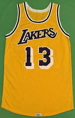 Vintage Authentic Tiernan Los Angeles Lakers #13 Game Issue NBA Jersey Sz 40 • $499.99