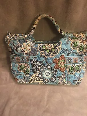 Vera Bradley Bali Blue Floral Purse Bag • $17.99