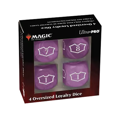 Deluxe D6 Loyalty Dice Set (4ct) With 7-12 For Magic: The Gathering • $13.99