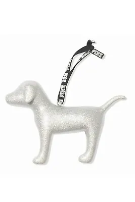 New 2018 Victoria’s Secret PINK Glitter Mini Dog Christmas Holiday Ornament • $24.99