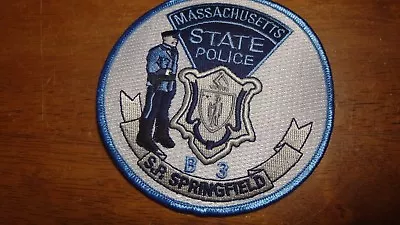 Massachusetts State POLICE R Mass Highway Patrol Sp Springfield B3 • $6.99
