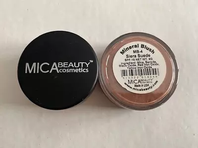 MICA Beauty Micabella Mineral Blush - Shade = SIERA SUEDE MB 4 SPF 15 9g • $22