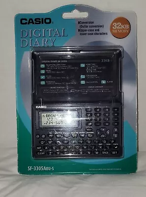 Casio Digital Diary 32KB To Do List Telephone Directory Memo Clock Etc. New • $14.99