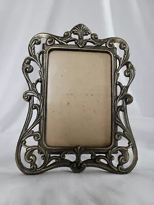 Small Vintage Pewter Photo Frame (blank) • $24