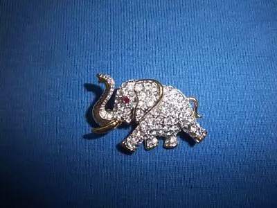 £18 • Buy Adrian Buckley. Walking Elephant Brooch. Boxed
