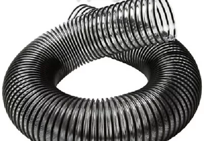 Leaf Vacuum Hose PVC   6  X 6 Ft.  Clear Black Lawn Vac • $91.88