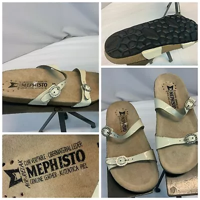 Mephisto Air Relax Strap Sandals Sz 5 Women Sequin Buckle EU 35 YGI E1S-29 • $54.13