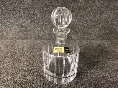 Rare Mikasa Pinstripes Crystal Decanter With Stopper - NWT • $124.95