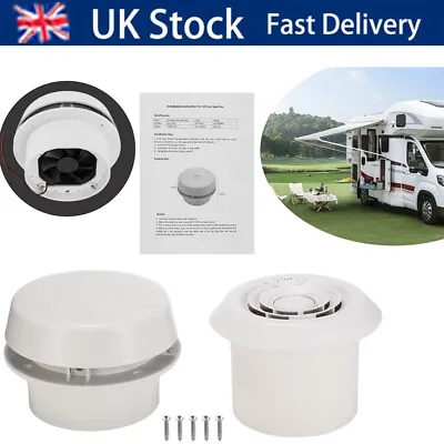 24V Comet Mushroom Roof Air Vent Electric Fan Ventilator Caravan Motorhome Boat • £26.89