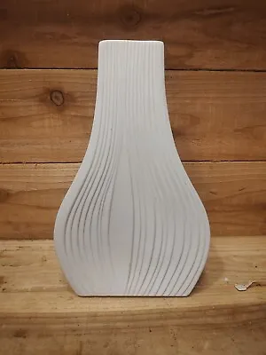 Naaman Artline Onion White Porcelain Modern Vase Israel  • $25