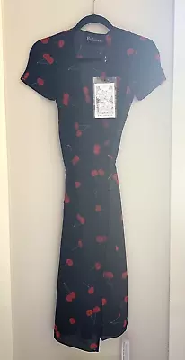 BRAND NEW - Realisation Par: The Teale In Wild Cherry Wrap Dress - Size XS • $328