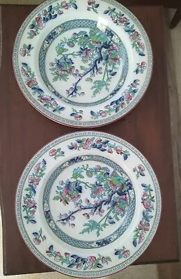 Indian Tree Opaque China By S Hancock And Sons 2 Soup Bowls • £8
