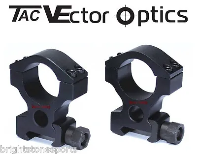 Vector Optics 1 Inch High Weaver Mount Rings For Laser Flashlight Rifle Scope • $18.95