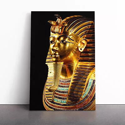 Tutankhamun Egypt Egyptian Mummy Canvas Wall Art Print Framed Picture Home Decor • £24.95