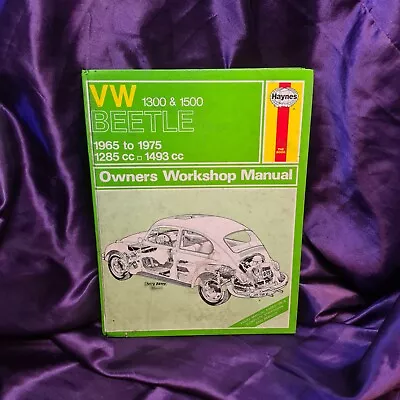 VW BEETLE 1300 & 1500 1965 - 1975 All Models Owners Manual Comprehensive Parts • $19.37