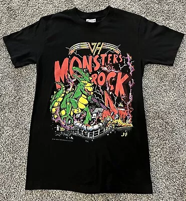 Van Halen Monsters Of Rock T-Shirt 1988 Single Stitch Medium Vtg TOUR • $19.99
