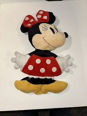 Disney Store 16  Travel Minnie Mouse Plush Pillow Toy • $8