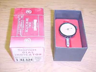 Starrett Tools .00025  Dial Indicator 81-124 New!! • $159.99