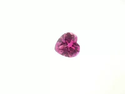 .58ct Heart Cut Lab Created Pink Sapphire Gemstone 5 X 5mm • $12.59