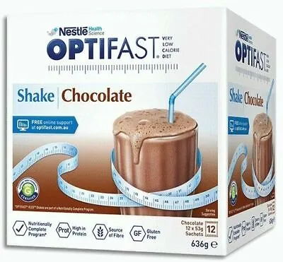 £60.04 • Buy 2 × Optifast VLCD Chocolate - 12 X 53g Sachets HealthCo