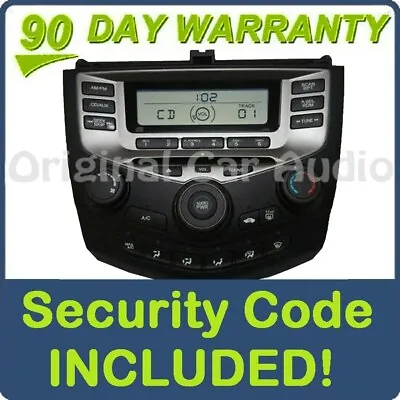 03 04 05 06 HONDA Accord Radio Stereo CD Player 2AC2 Manual Temp Climate Control • $378
