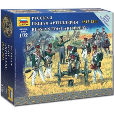£8.95 • Buy ZVEZDA 6809 Russian Foot Artillery Napoleonic 1:72 Figures Model Kit