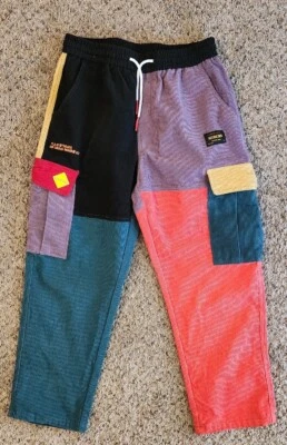 $35 • Buy Coursemys Aelfric Eden Corduroy Patchwork Color Block Pants Xl