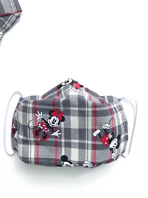 Mickey Mouse Minnie Disney Face Mask Handmade Nose Wire Filter Pocket Adult&Teen • $8.99