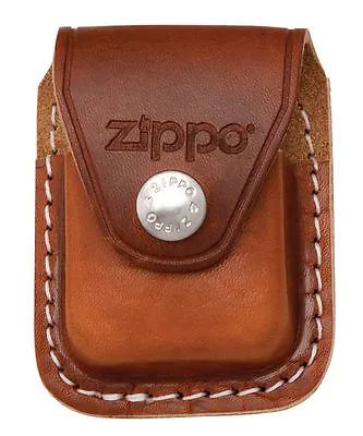 Zippo LPCB  Lighter  Brown Leather Pouch  W/Belt Clip • $14