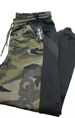 Ecko Unltd Men's Jogger Pants Logo Fleece Sweatpants W Pockets Camo Size Small • $18.95