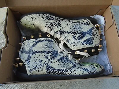 RARE Reebok Melody Ehsani X Me Python Womens Spiked Athletic Sneakers Size 7.5 • $50