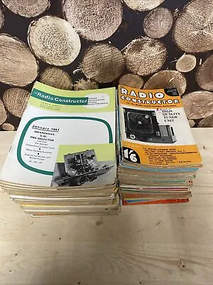 88x Radio Constructor Magazines Job Lot • £30