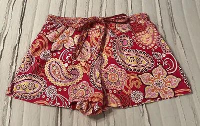 VERA BRADLEY RASPBERRY FIZZ PAJAMA SHORTS - Medium • $19.99