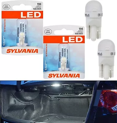 Sylvania Premium LED Light 194 White Two Bulbs Interior Trunk Cargo Replace OE • $16.50