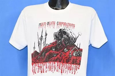 Vintage 80s MDC MULTI-DEATH CORPORATION EP HARDCORE PUNK ROCK T-shirt MEDIUM M • $666