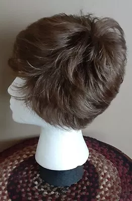 $14 • Buy Women's Short Reddish Brown Bob Wig Bangs Feathered Fluffy So Cute!